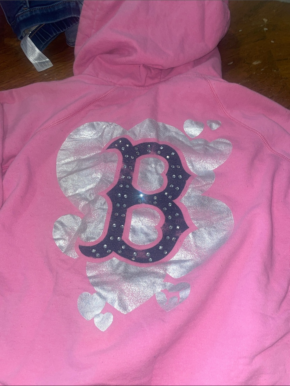 Vintage PINK BOSTON hoodie VS